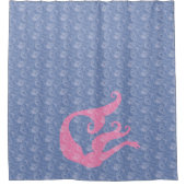 Mermaid and Bubbles Douchegordijn (Voorkant)