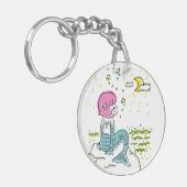 Mermaid and Dragon  Sleutelhanger (Voorkant Links)