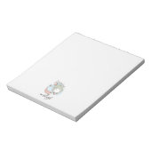 Mermaid and Fish Kind op maat Notitieblok (Linkerzijde)