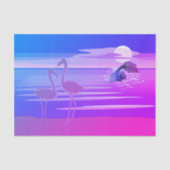 Mermaid and Flamingo Tissue Paper Tissuepapier (Voorkant)