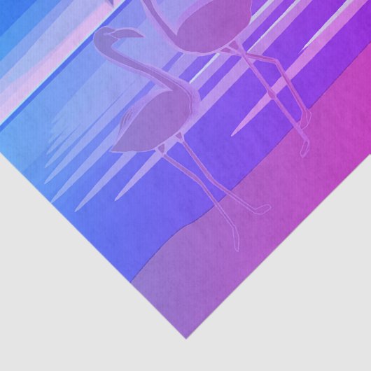 Mermaid and Flamingo Tissue Paper Tissuepapier (Detail)