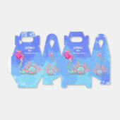 Mermaid and Pearl Clam Birthday Bedankdoosjes (Uitgevouwen)