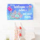 Mermaid and Pearl Clam Birthday Spandoek (Insitu)