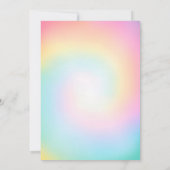 Mermaid and Pirate Birthday Party Kaart (Achterkant)