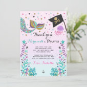 Mermaid and Pirate - Hartelijk dank voor uw kaart (Staand voorkant)