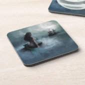 Mermaid and Pirate Ship Onderzetter (Linkerzijde)