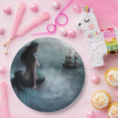 Mermaid and Pirate Ship Papieren Bordje (Feest)