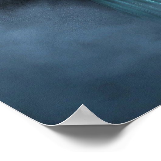 Mermaid and Pirate Ship Poster (Hoek)