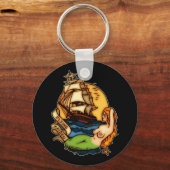 Mermaid and Pirate Ship Sleutelhanger (Voorkant)