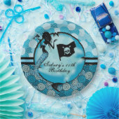 Mermaid and Pirates Birthday Papieren Bordje (Feest)