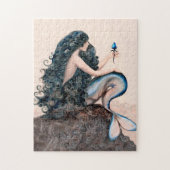 Mermaid and Roos Fantasy Myth Puzzle Legpuzzel (Verticaal)