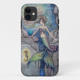 Mermaid and Seahorse iPhone 5 Hoesje