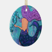 Mermaid and Seahorse Ornament (Rechts)