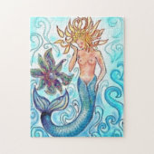 Mermaid and The Pearl Legpuzzel (Verticaal)