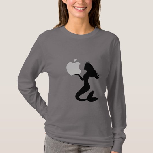 Mermaid Apple Design T-shirt (Voorkant)