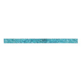 Mermaid Aqua Glitz Glitter Grosgrain Lint (Voorkant)