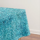 Mermaid Aqua Glitz Glitter Tafelkleed (Voorbeeld)