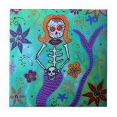 MERMAID AQUAMARINE TEGELTJE (Voorkant)