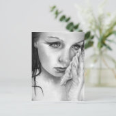 Mermaid Aquamarine Tides Briefkaart (Staand voorkant)