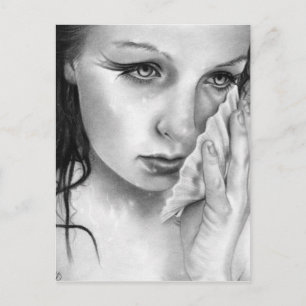 Mermaid Aquamarine Tides Briefkaart