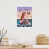 Mermaid Art Poster - Breng me mijn tinten (Keuken)