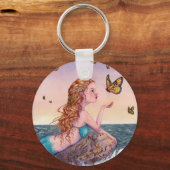 Mermaid Art Sleutelhanger - Breng me mijn tinten (Voorkant)