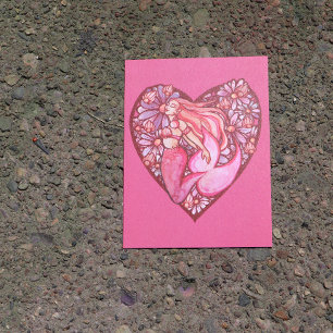 Mermaid at Heart Briefkaart