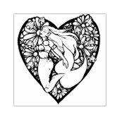 Mermaid at Heart Rubberstempel (Afrduk)