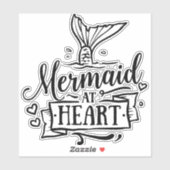 Mermaid at Heart Sticker (Vel)
