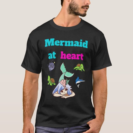 Mermaid at Heart Zee T-shirt (Voorkant)