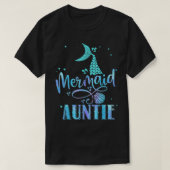 Mermaid Auntie Funny tante Women Family Matching P T-shirt (Design voorkant)
