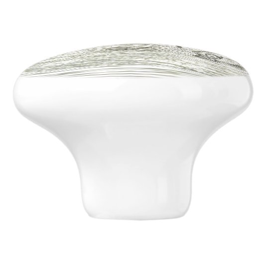 Mermaid & baby art van Amelia Bauerle Bowerley Keramische Knop (Zijkant)