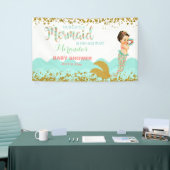 Mermaid Baby Girl Coral Peach Mint Gold Spandoek (Beurs)