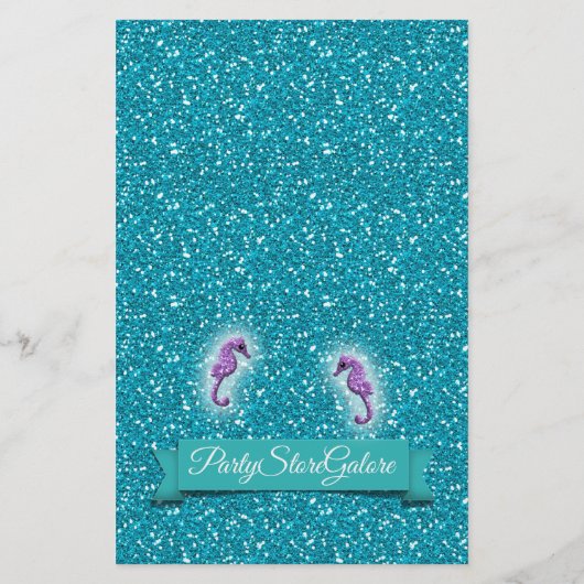 Mermaid Baby shower Animal Match Game #136 Medium (Achterkant)