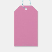 Mermaid Baby Shower Favor Tag Cadeaulabel (Achterkant)