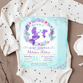 Mermaid Baby shower Invitation Sprinkle Kaart
