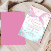 Mermaid Baby Shower  Kaart