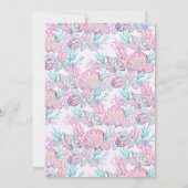 Mermaid Baby shower Kaart (Achterkant)