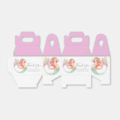 MERMAID-BABY SHOWER KUSTMATEN BEDANKDOOSJES (Uitgevouwen)