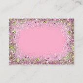 Mermaid Baby shower Luier Raffle Tickets Informatiekaartje (Achterkant)