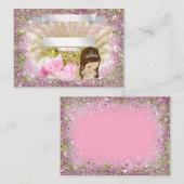 Mermaid Baby shower Luier Raffle Tickets Informatiekaartje (Voorkant / Achterkant)