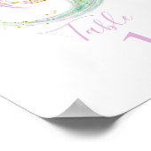 MERMAID BABY SHOWER moeder Poster (Hoek)