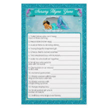 Mermaid Baby shower Nursery Rhyme Game #136