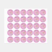 Mermaid Baby Shower Sweet Little Mermaid Labels (Vel)