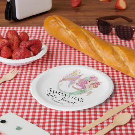 Mermaid Baby Shower Sweet Little Mermaid Papieren Bordje