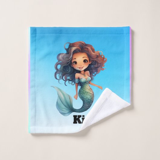 Mermaid Bad Handdoek (Wasdoekje)