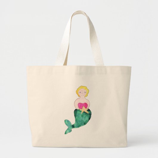 Mermaid Bag Grote Tote Bag (Voorkant)