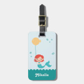 Mermaid Bagagelabel (Voorkant verticaal)