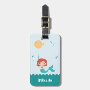 Mermaid Bagagelabel