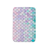 Mermaid Bath Mat, Pastel Badmat (Voorkant Verticaal)